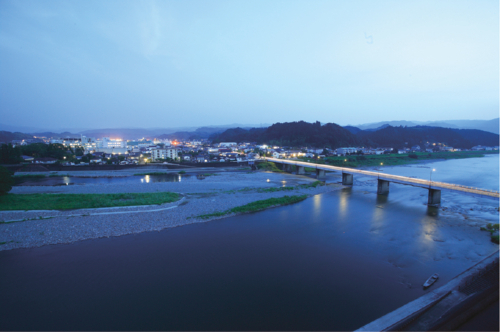 三大急流球磨川の夜景