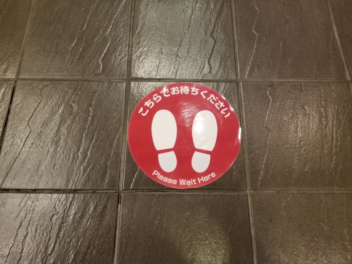 ソーシャルディスタンシングにご協力を頂いております②