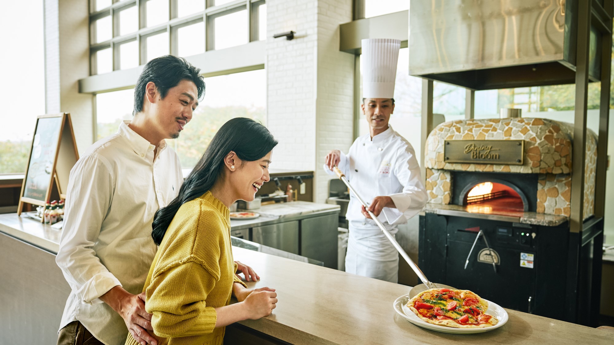 ダイニングブルーム_ピザ窯