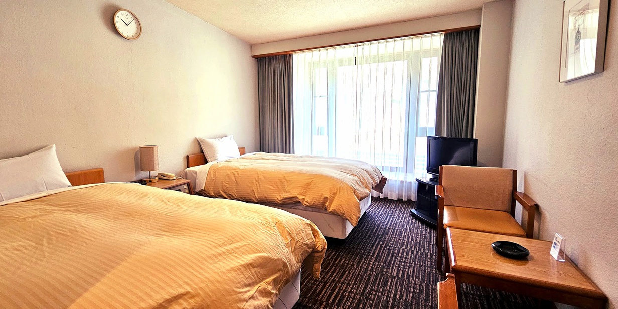 Cafe&Book Hotel3階ツインルーム