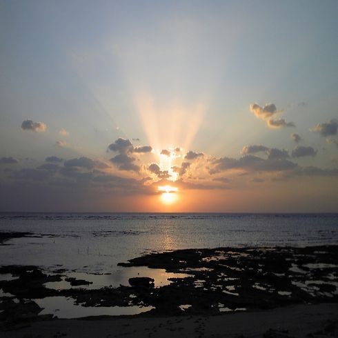 東の浜の日の出