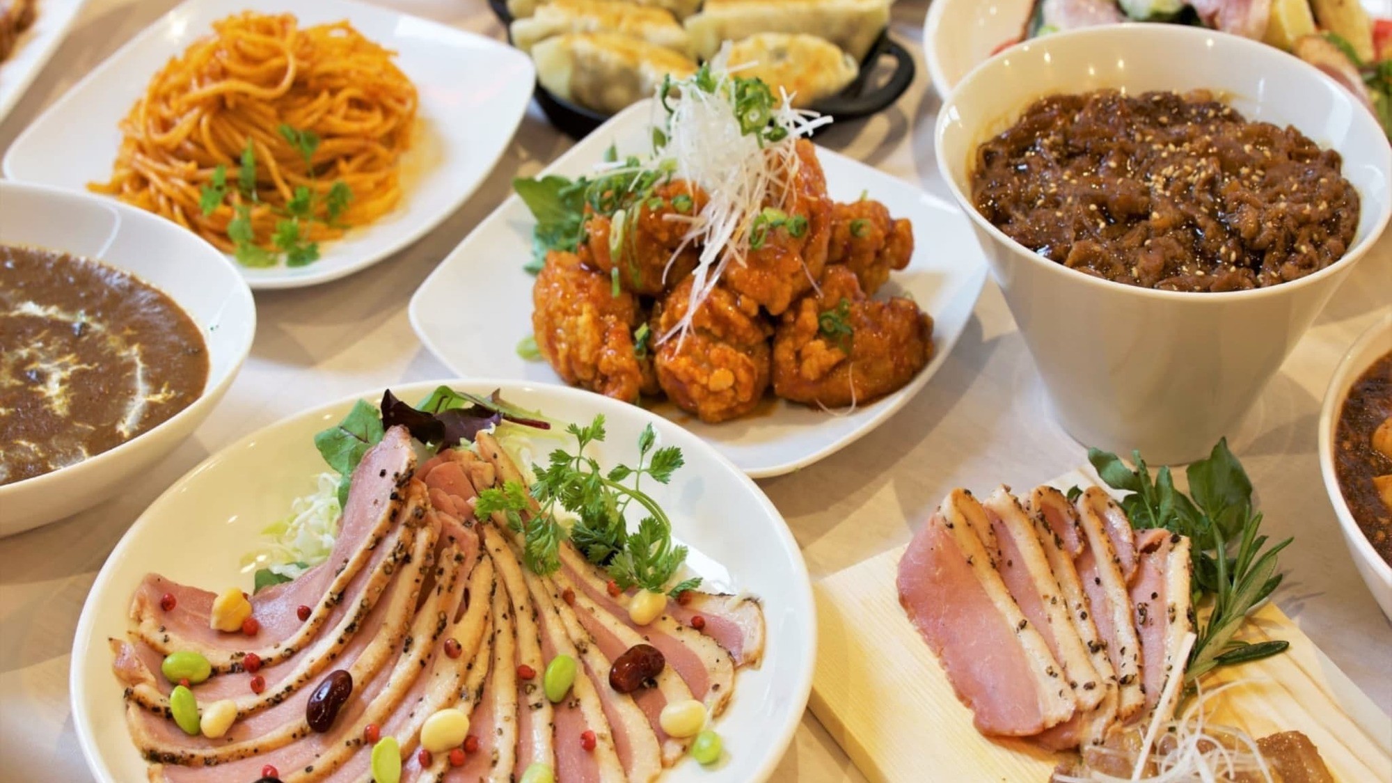 夕食バイキング一例
