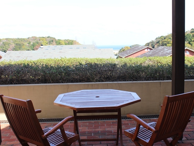 ゲストハウステラスからの眺め