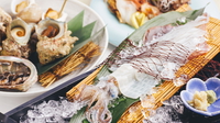 【さだ助30周年記念プラン】活イカ・アワビ・岩ガキ・旬魚造り　香住の豪華食材をご堪能