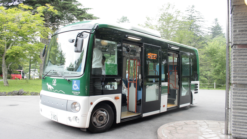 ホテルエリア〜軽井沢駅などを循環しているピックアップバス