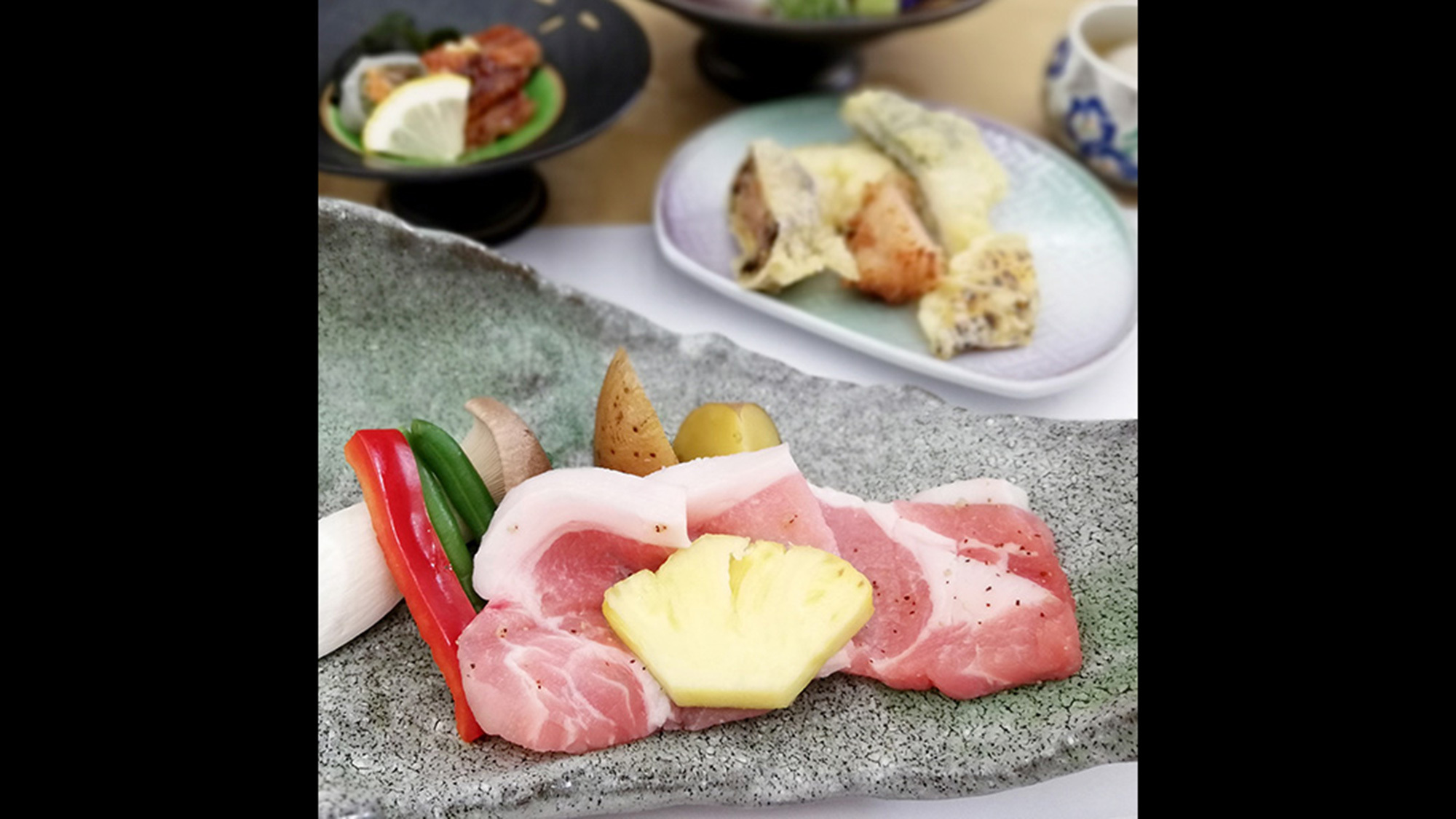 夕食：徒然草コース