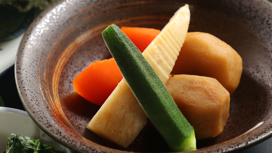 【夕食】三浦野菜の煮物*