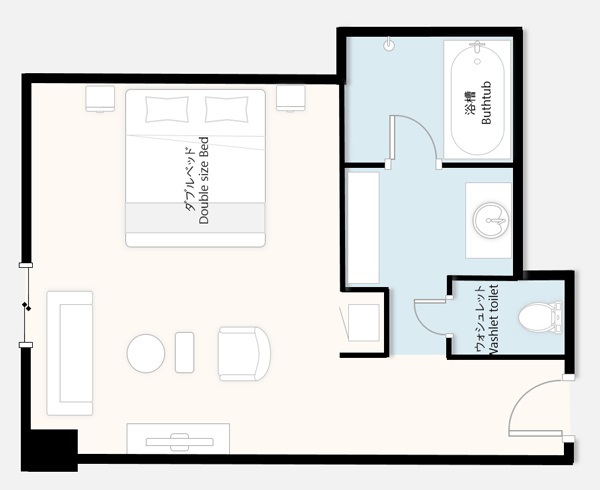 新館：スーペリアダブルルーム