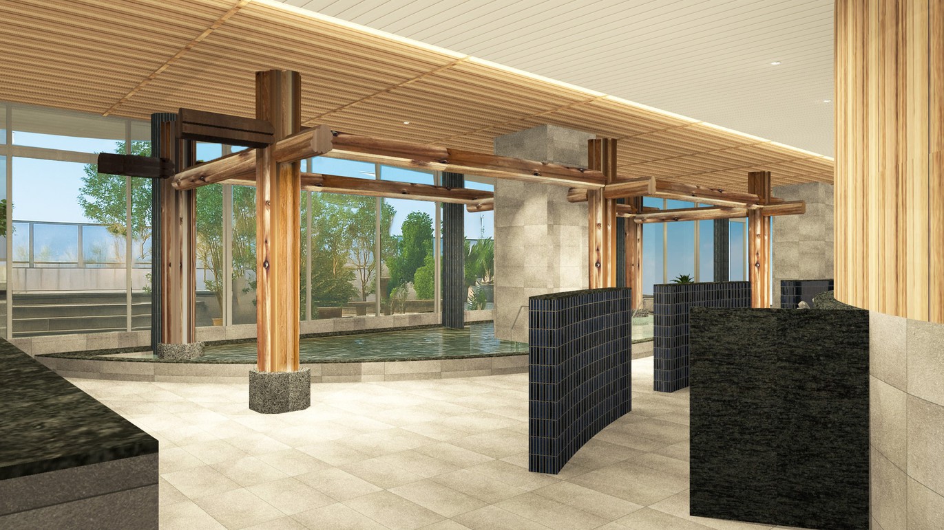 本館4階SPA(大浴場) 男湯 内風呂 ※2026年1月15日OPEN