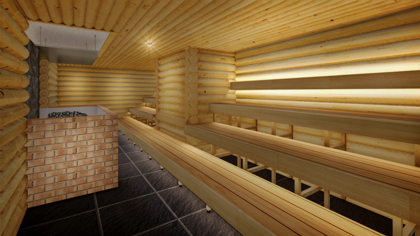 本館4階SPA(大浴場) 男湯 ログサウナ ※2026年1月15日OPEN