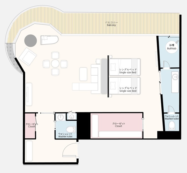 新館：プレミアビュースイートルーム