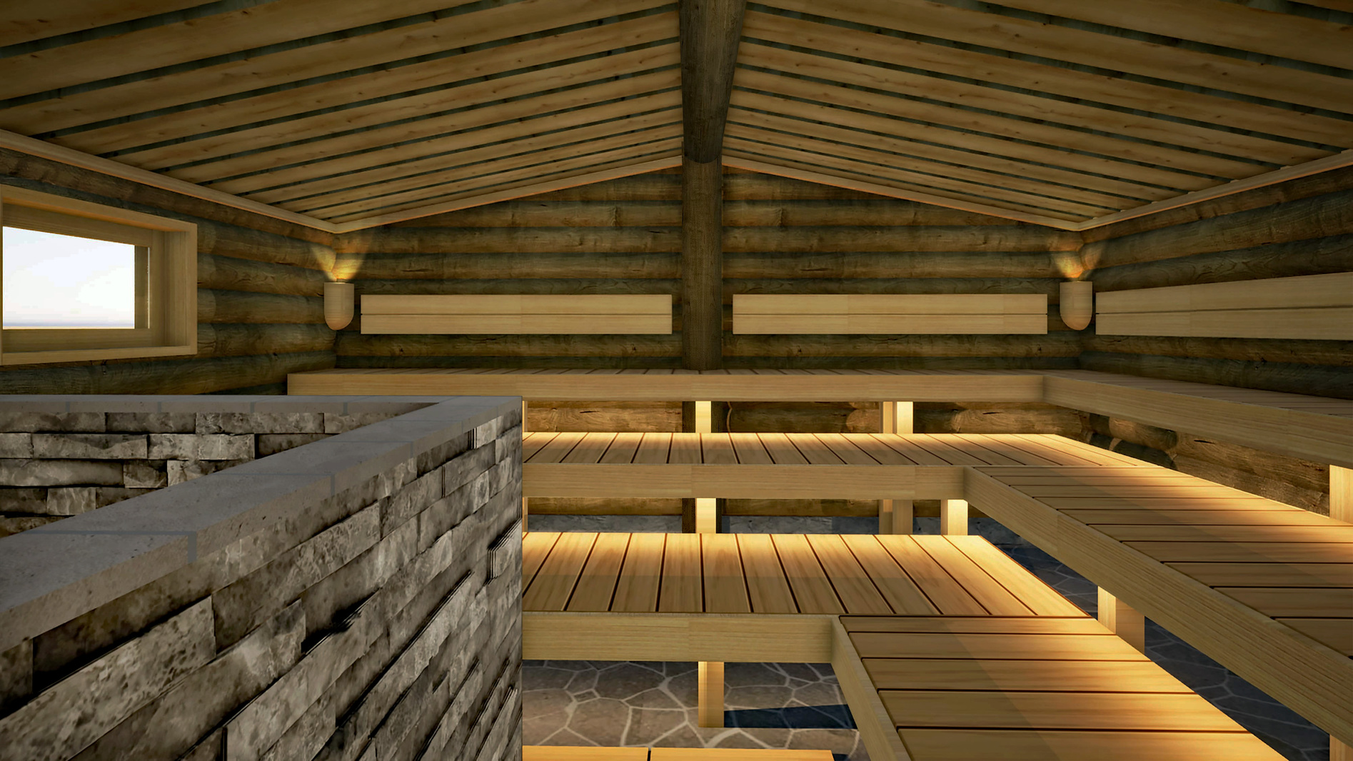 本館4階SPA(大浴場) 男湯 ケロサウナ ※2026年1月15日OPEN