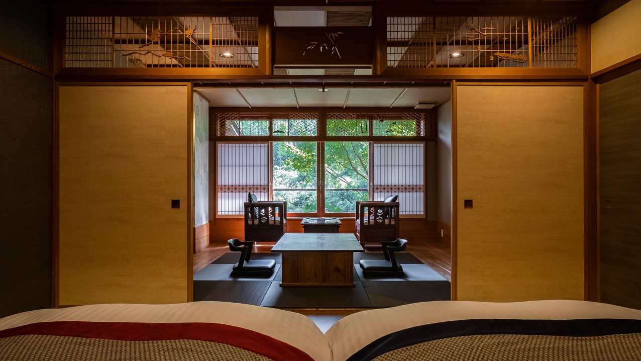 【Eタイプ：独歩】日本建築の静謐な趣を感じる和室です。