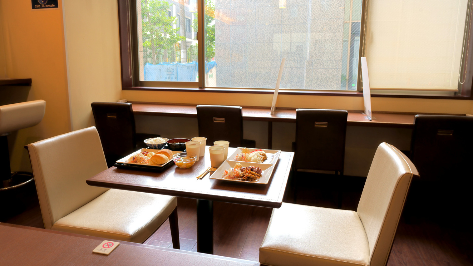 無料朝食が自慢です