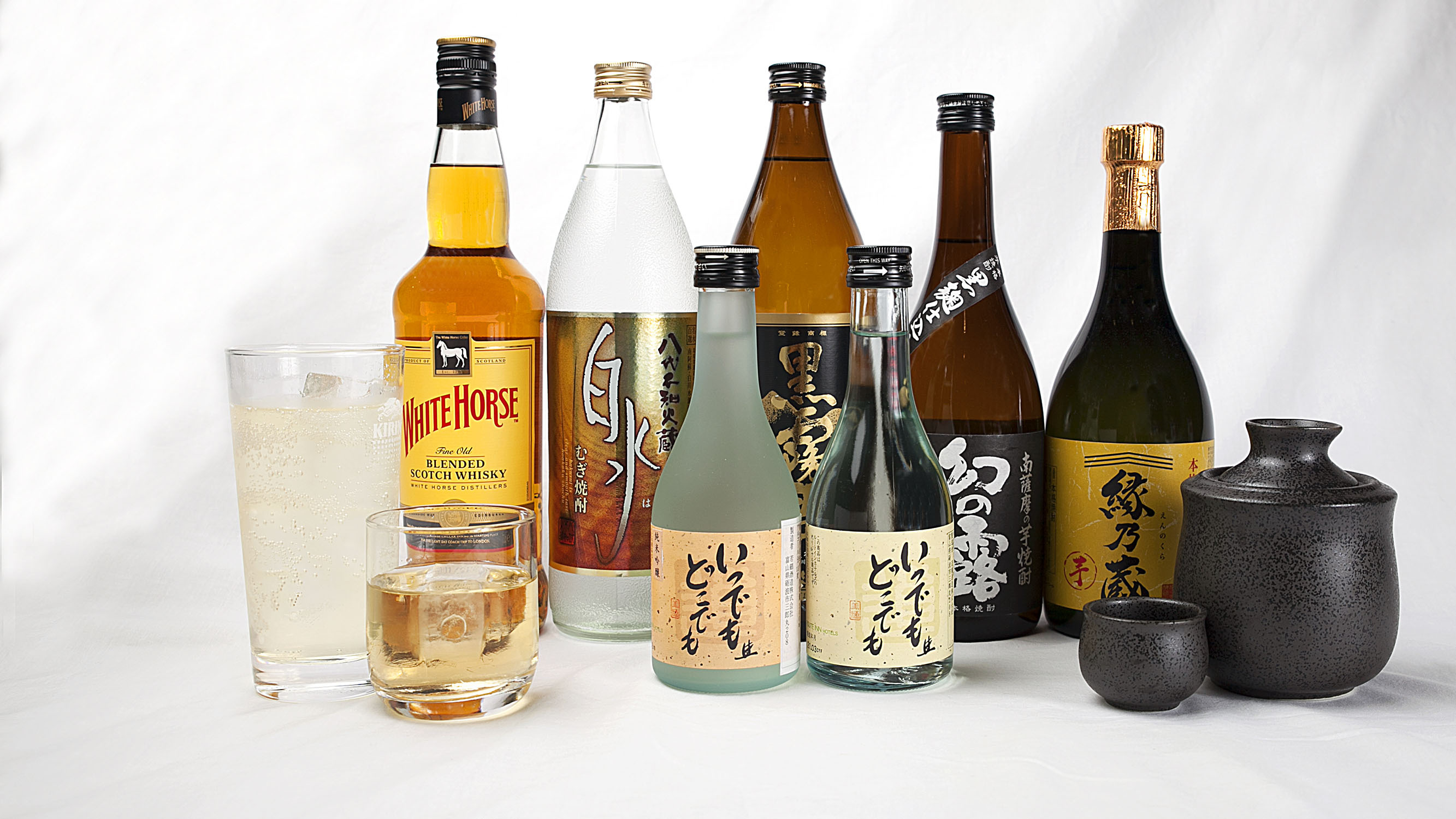 夕食飲み放題には生ビールや日本酒、焼酎、ハイボール、サワー類が入ってます