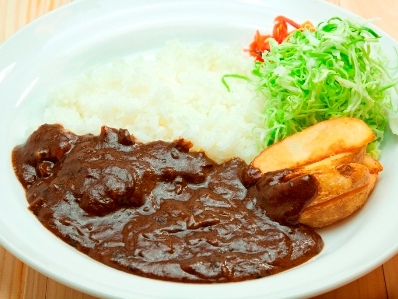 上田カリー上田カツカレーも選べます