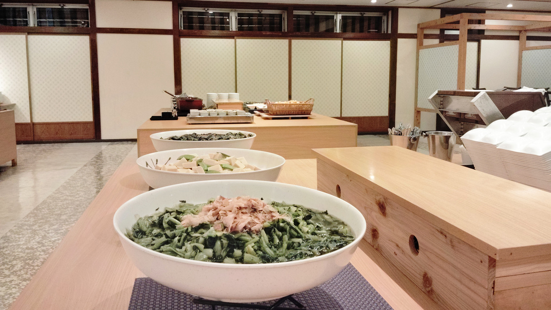 夕食バイキング