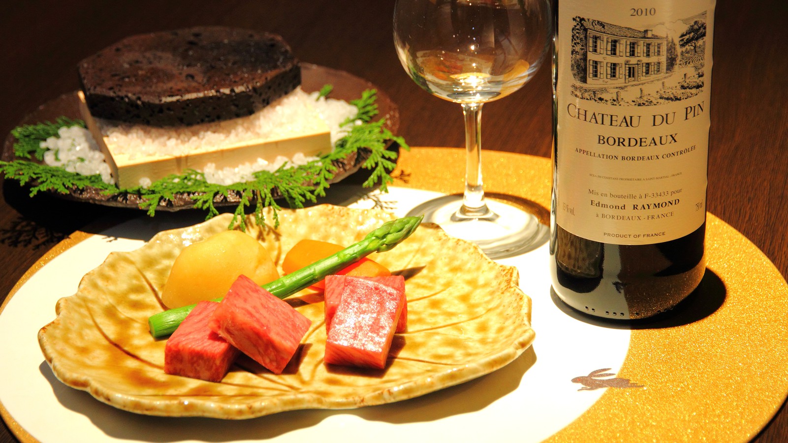  【ワインフルアテンド】伊豆豪華四大食材と料理長セレクトの美酒を堪能