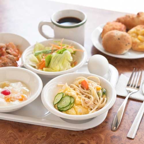 無料！朝食バイキング