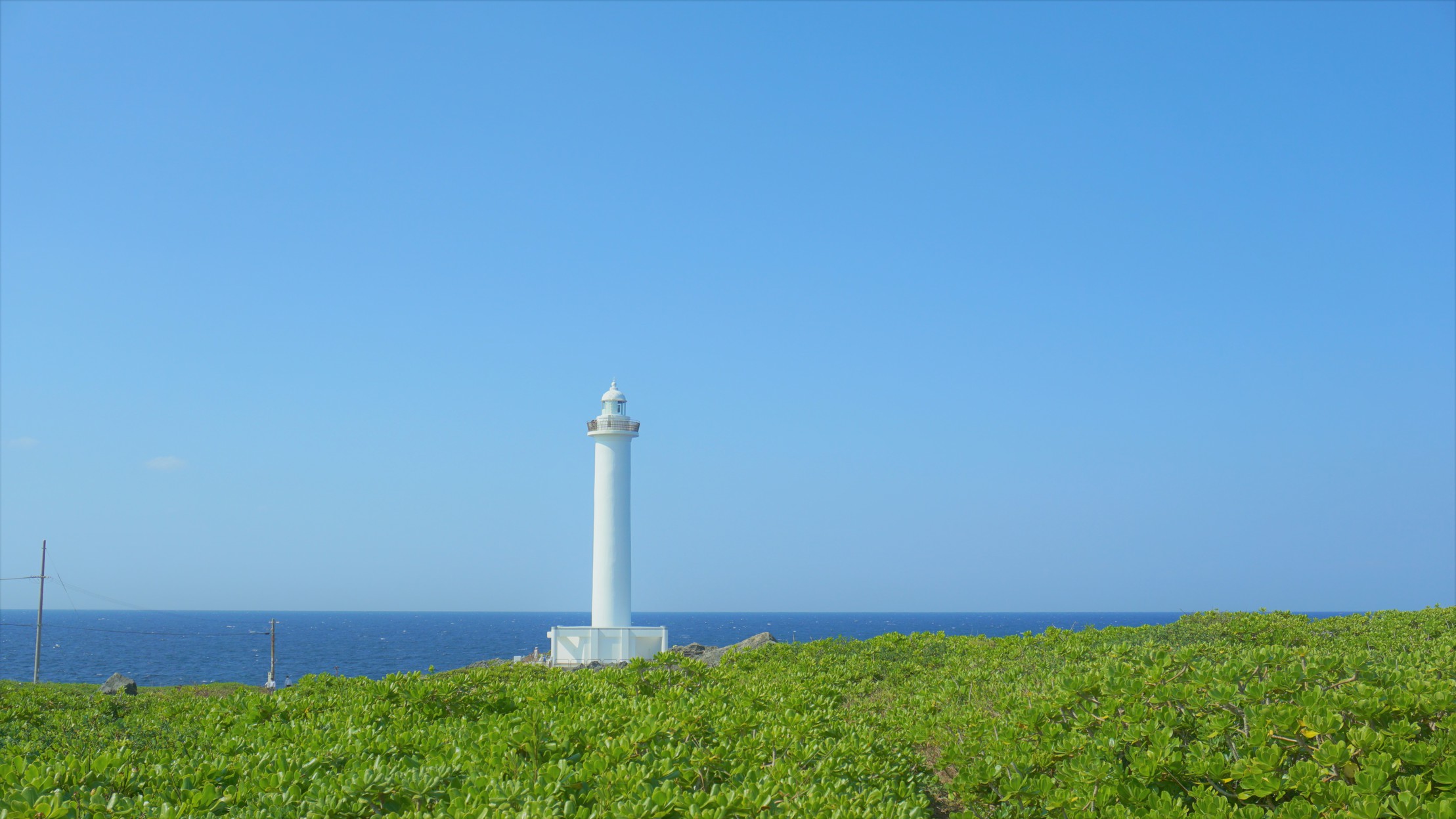 読谷村の残波岬灯台