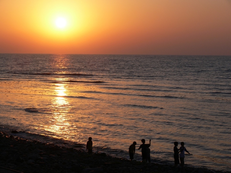 夕日３
