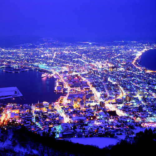 函館山ホテルからすぐ！函館の夜景を楽しむベストスポットです。