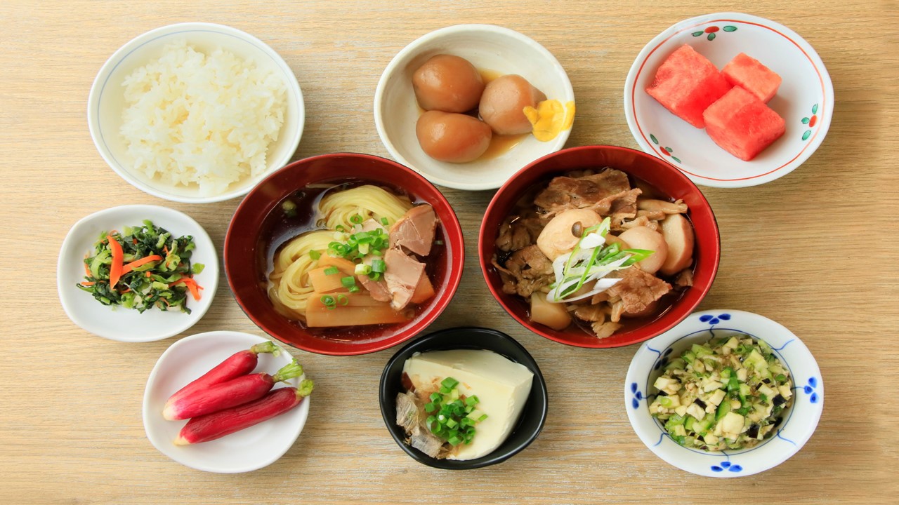 朝食(和食一例)