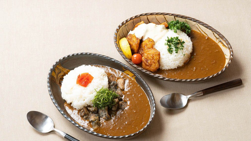 【ベッセルホテル都城オリジナル】炭火焼カレーorチキン南蛮カレーお好みでお召し上がりください♪