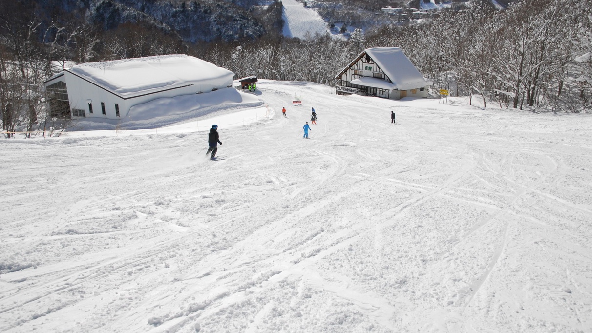 *志賀高原スキー場/西館山スキー場の大回転のコースでは、大きな国際大会も行われます