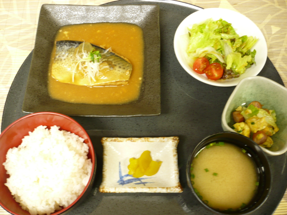 サバ味噌定食