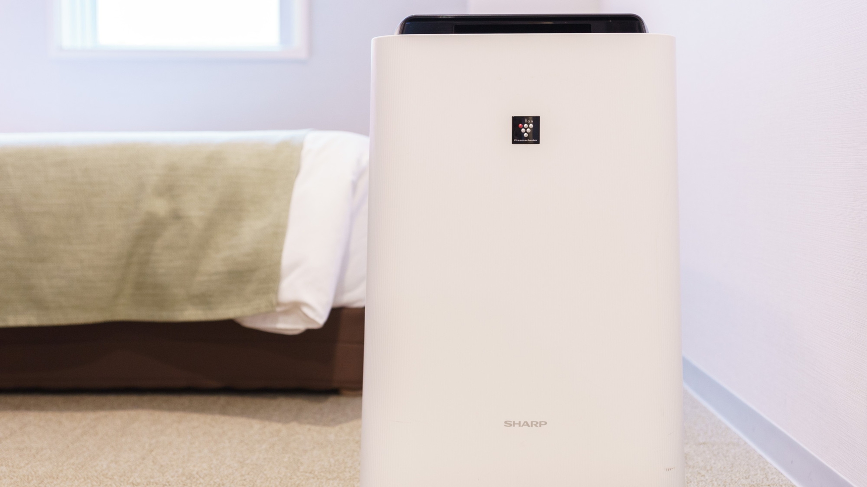 心地よい目覚めのために、空気に潤いとマイナスイオンを