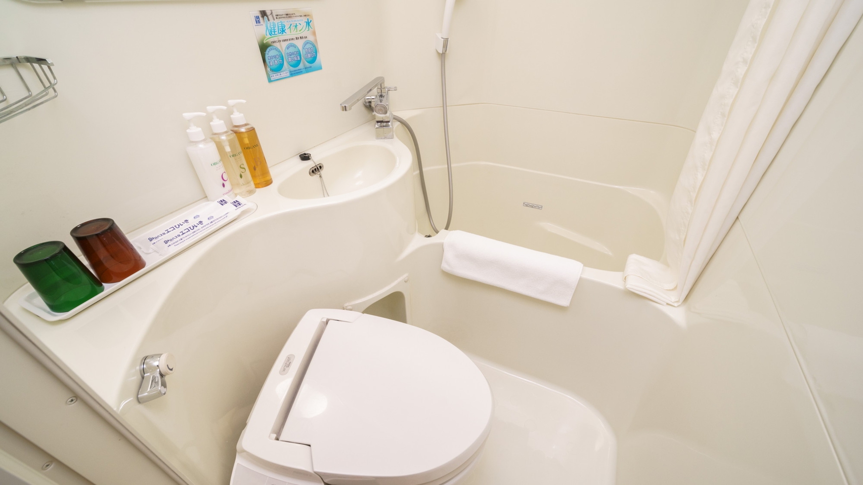 全室にユニットバス完備