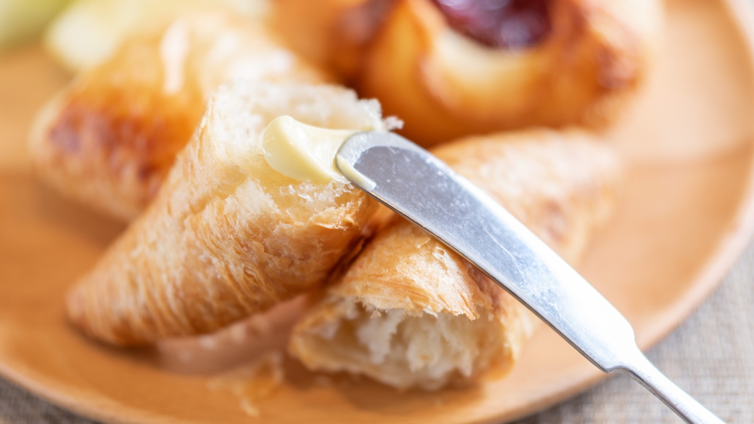 マーガリン不使用で安全・安心！バターがパンを引き立てます♪