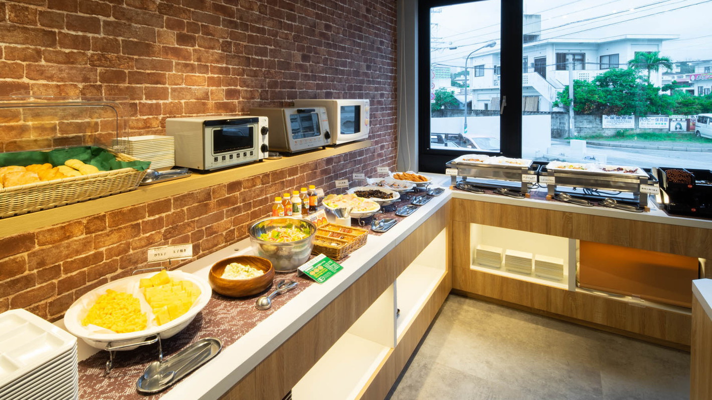ご当地メニューなど日替わりバイキングで一日の活力を