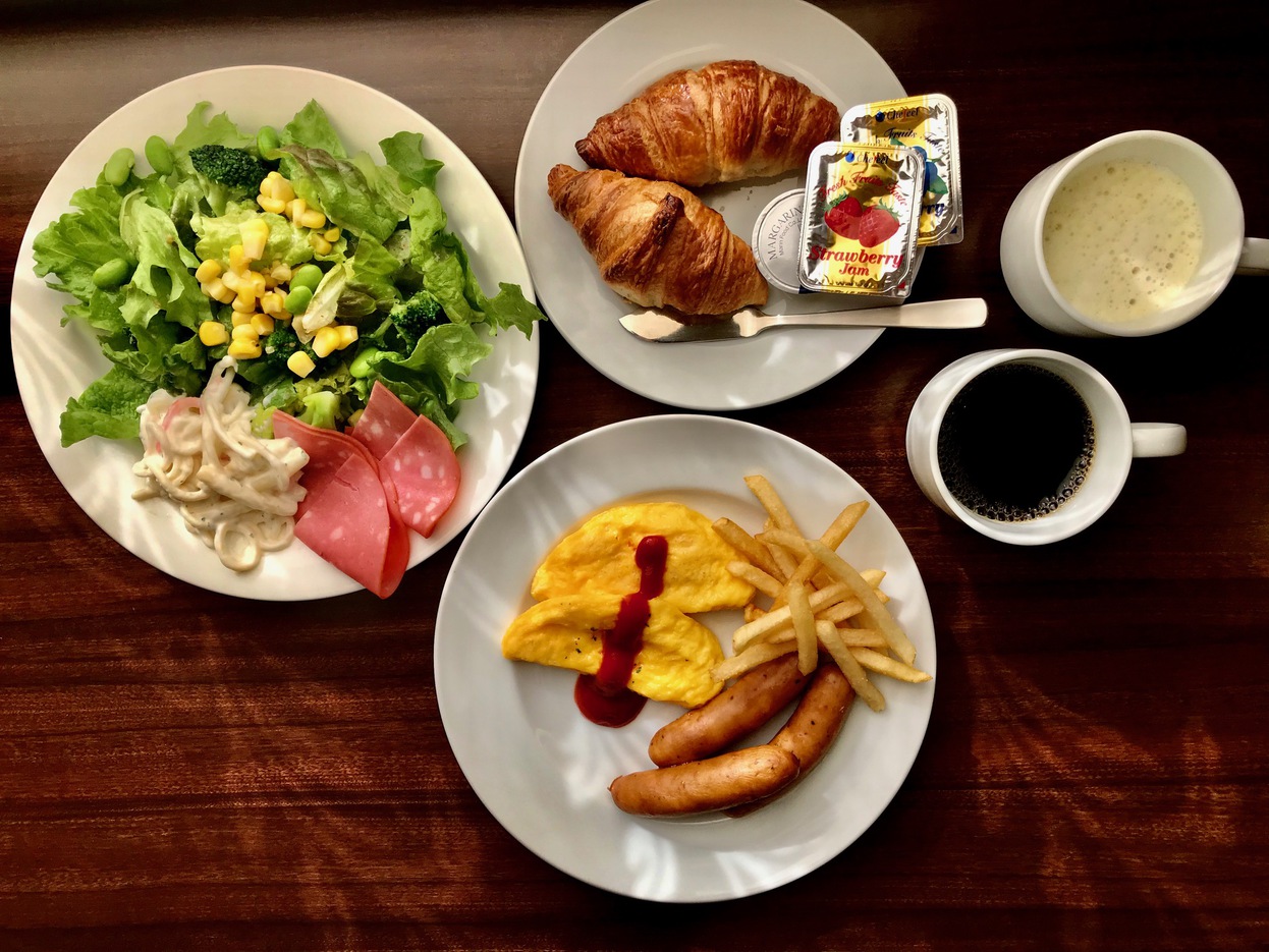 ボリューム満点！朝食バイキング