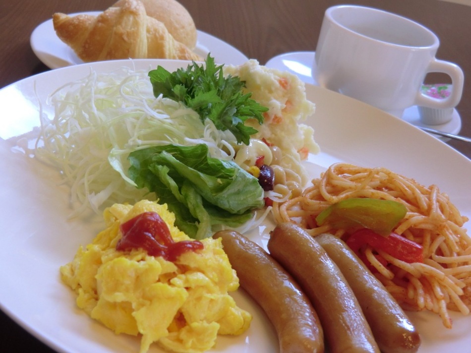 朝食バイキングの一例です（洋食）