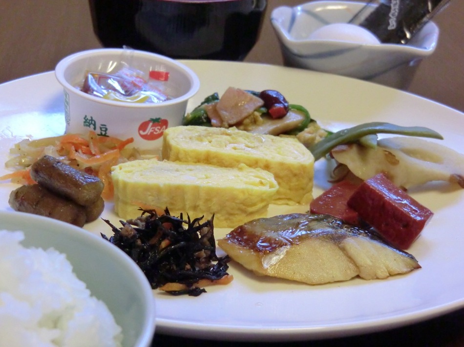 朝食バイキングの一例です（和食）
