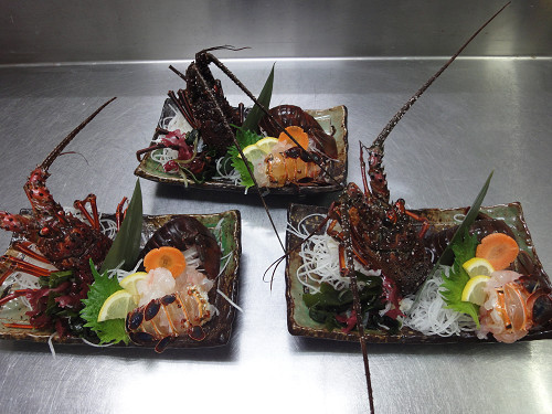 伊勢海老のお刺身