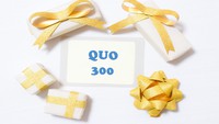 yQUO300zԌQUOJ[h300~tamubtFHt