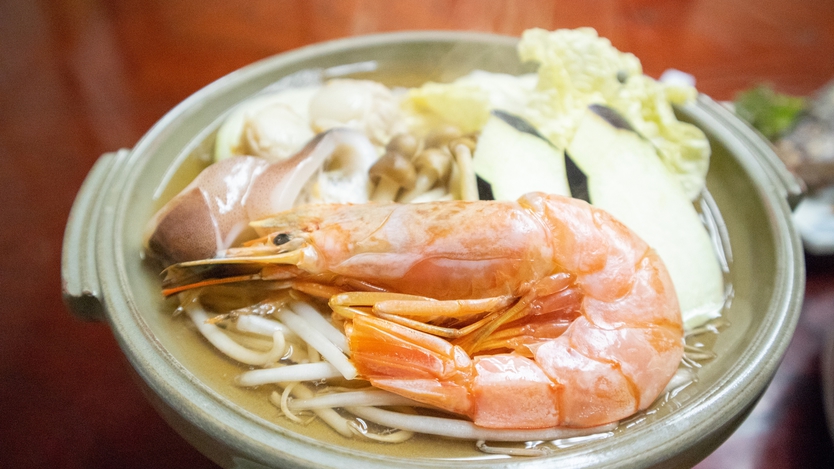 *【夕食一例・いしり鍋】能登の魚醤「いしり」を使った郷土料理