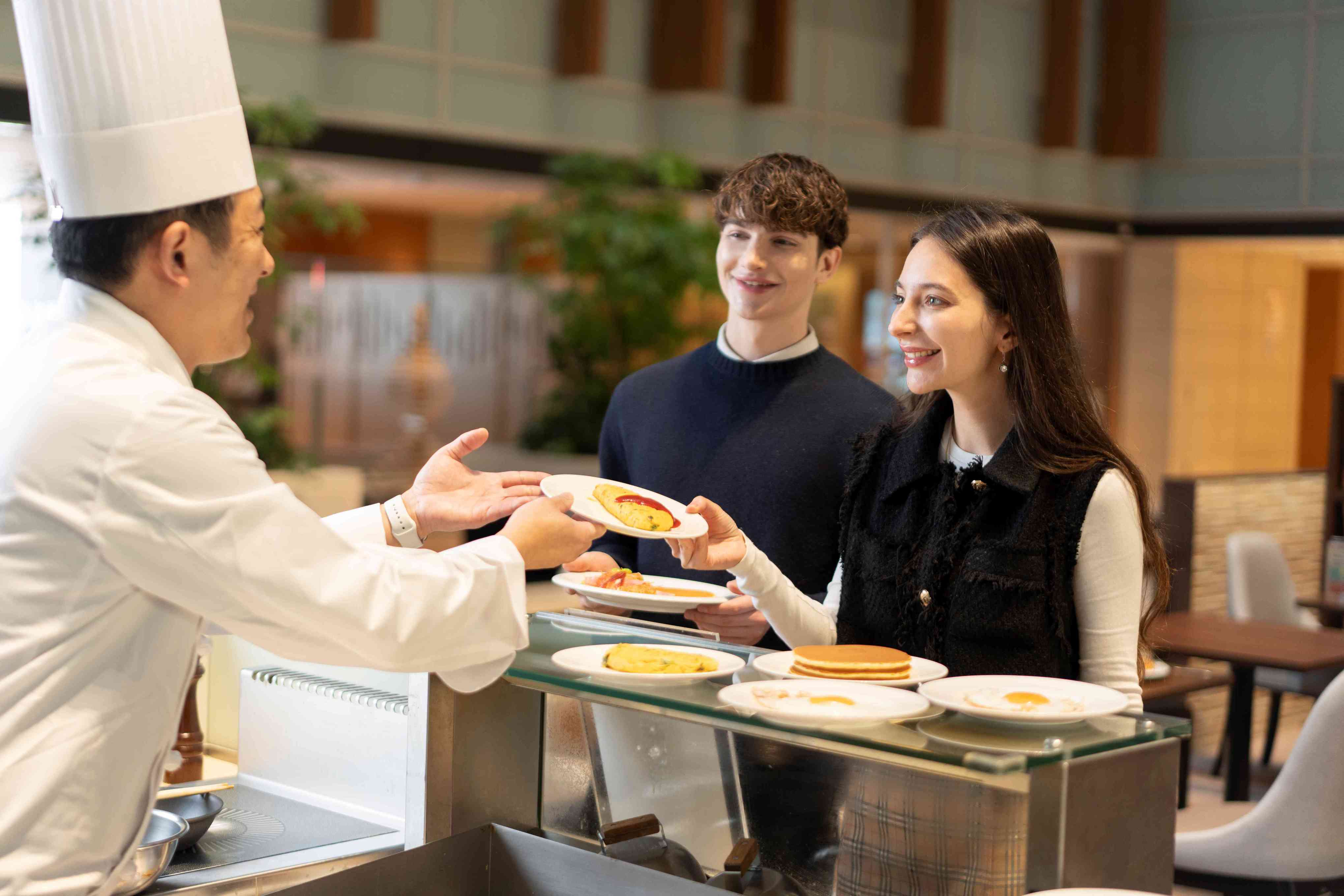 朝食イメージ（ライブキッチン）
