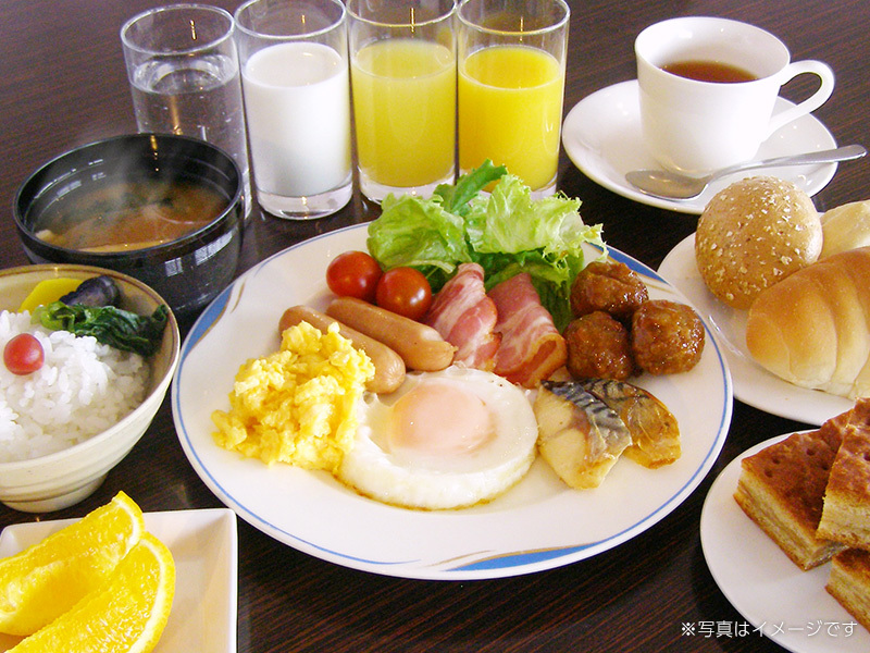朝食バイキング