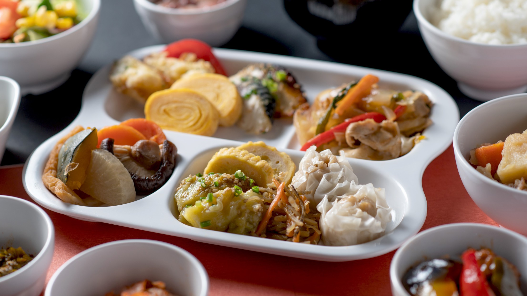 朝食ビュッフェ