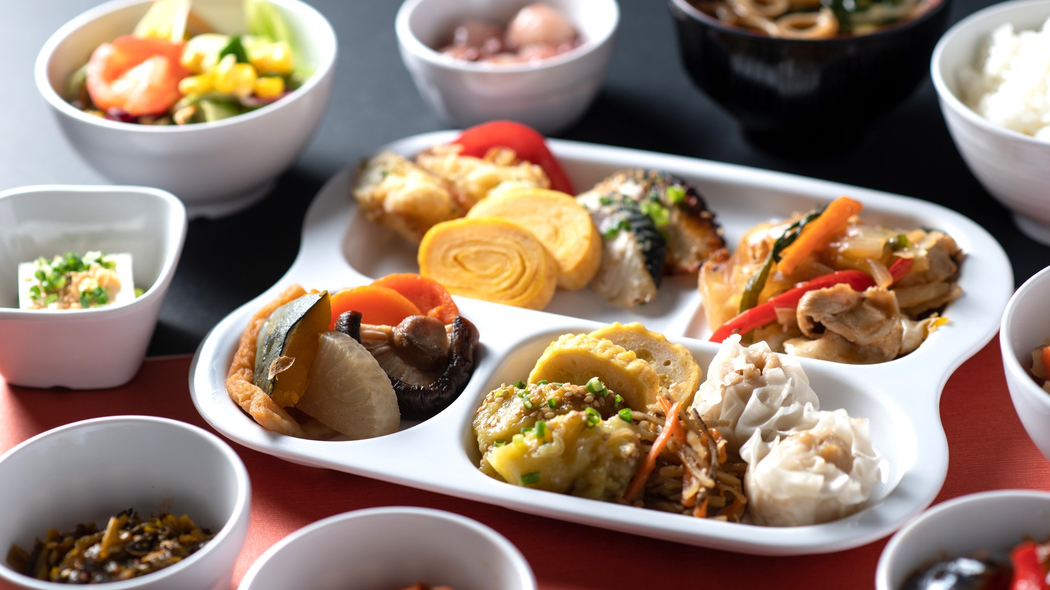 朝食ビュッフェ