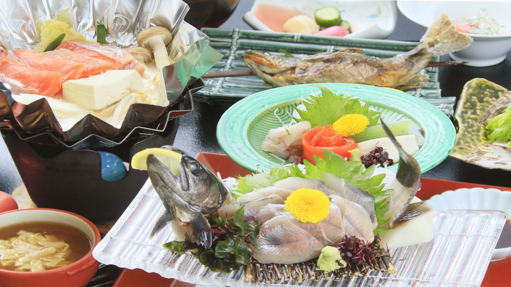 ギンヒカリ・雪魚・岩魚”;川魚三昧