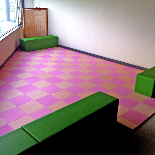 【キッズスペース】温泉大浴場の入り口付近に設置してございます。