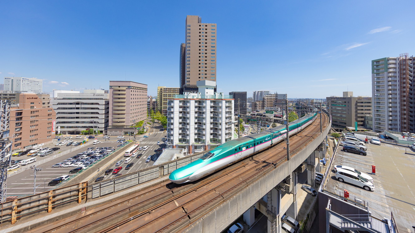 【トレインビュー】新幹線ビュー確約！　素泊まりプラン