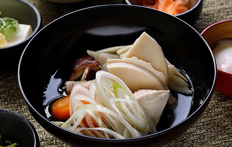 朝食ご当地料理せんべい汁（イメージ）