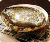 アワビの踊り焼き