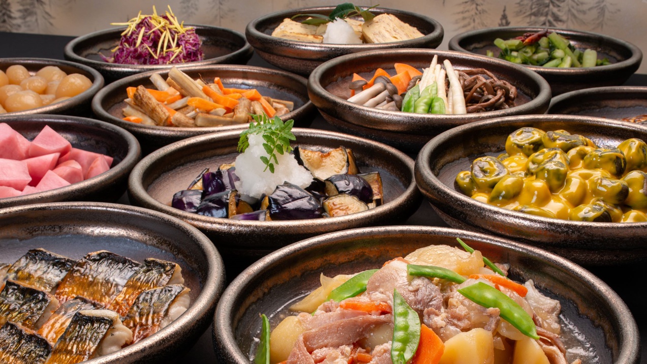 朝食バイキング一例